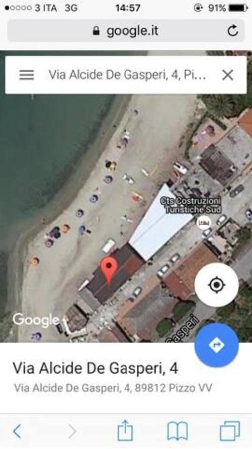Вилла La Terrazza Sul Mare Пиццо Экстерьер фото